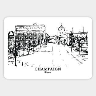 Champaign - Illinois Sticker